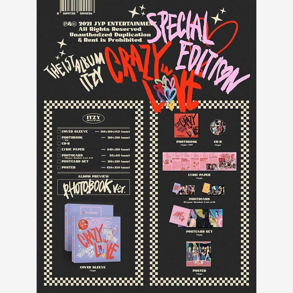 ITZY - The 1st Album CRAZY IN LOVE Special Edition - Photobook Ver.