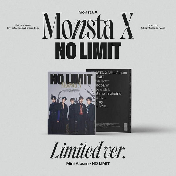 MONSTA X - NO LIMIT (10TH MINI ALBUM) JEWEL VER. – J-Store Online