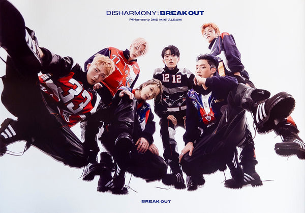 P1Harmony - 2nd Mini Album [DISHARMONY : BREAK OUT] Official Poster Fr