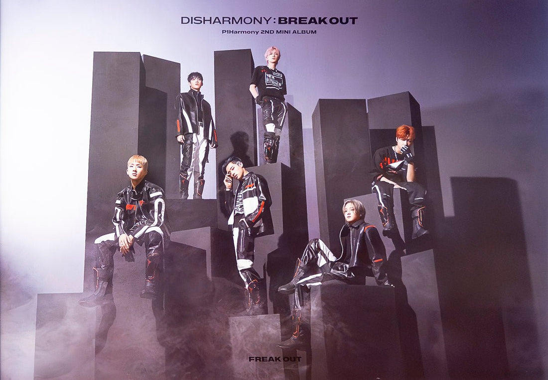 P1Harmony (피원하모니) 2ND MINI ALBUM - [DISHARMONY : BREAK OUT] (+ EXCLUSI –  EVE PINK K-POP