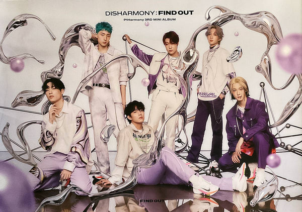 P1HARMONY - DISHARMONY : FIND OUT (3rd Mini Album) (TURN OUT ver. (+ Folded  Poster))