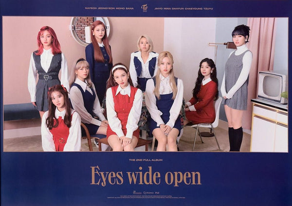 TWICE - 2nd Album [Eyes wide open] Official Poster