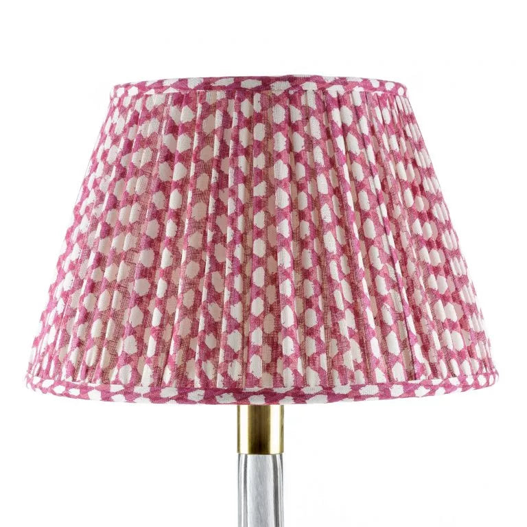 Fermoie Bedwyn Lampshade -Fuchsia Wicker