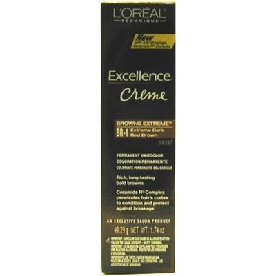 4th ave market: loreal excel creme extreme browns #br-1 dark red brown