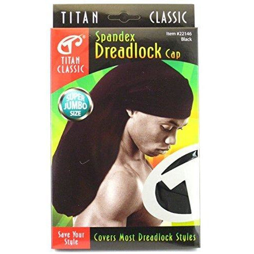 4th Ave Market: Titan Classic Spandex Dreadlock Cap Super Jumbo Size