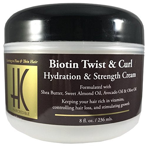 4th Ave Market: Haircredible Biotin Twist & Curl Hydration & Strength Cream 8oz