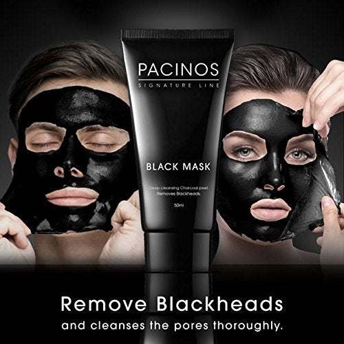 4th Ave Market: Pacinos Blackhead Remover Deep Cleansing Peel Off Black Mask Active Charcoal Tearing