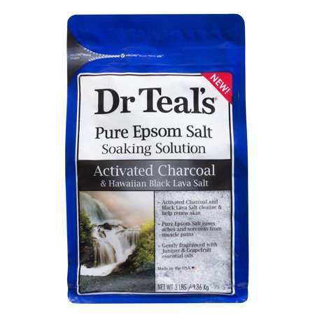 4th Ave Market: Dr Teal's Pure Epsom Salt Soaking Solution, Activated Charcoal & Hawaiian Black Lava