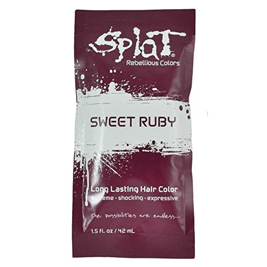 4th Ave Market: Splat Singles Long Lasting Hair Color Pack (Sweet Ruby)