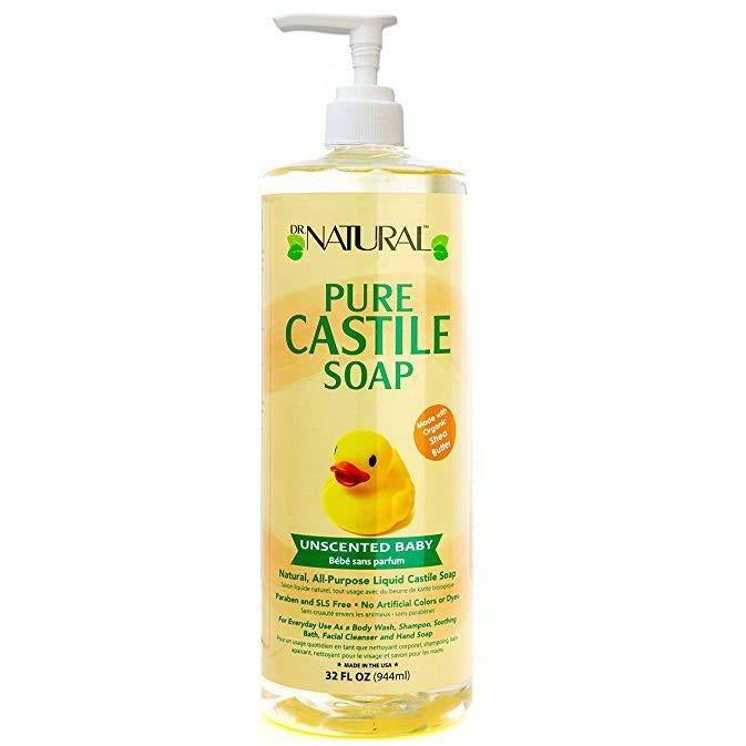 4th Ave Market: Dr. Natural Unscented Baby Castile Soap, 32 Ounce