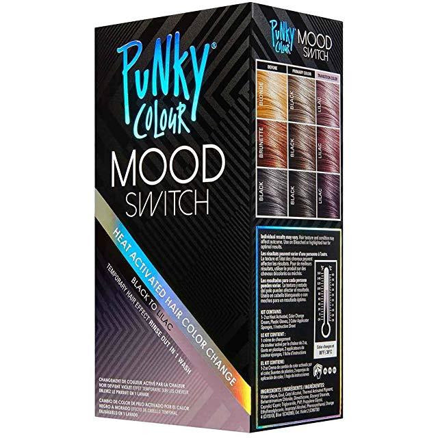 4th Ave Market: Punky Colour Black To Lilac Mood Switch Heat Activated Hair Color Change,