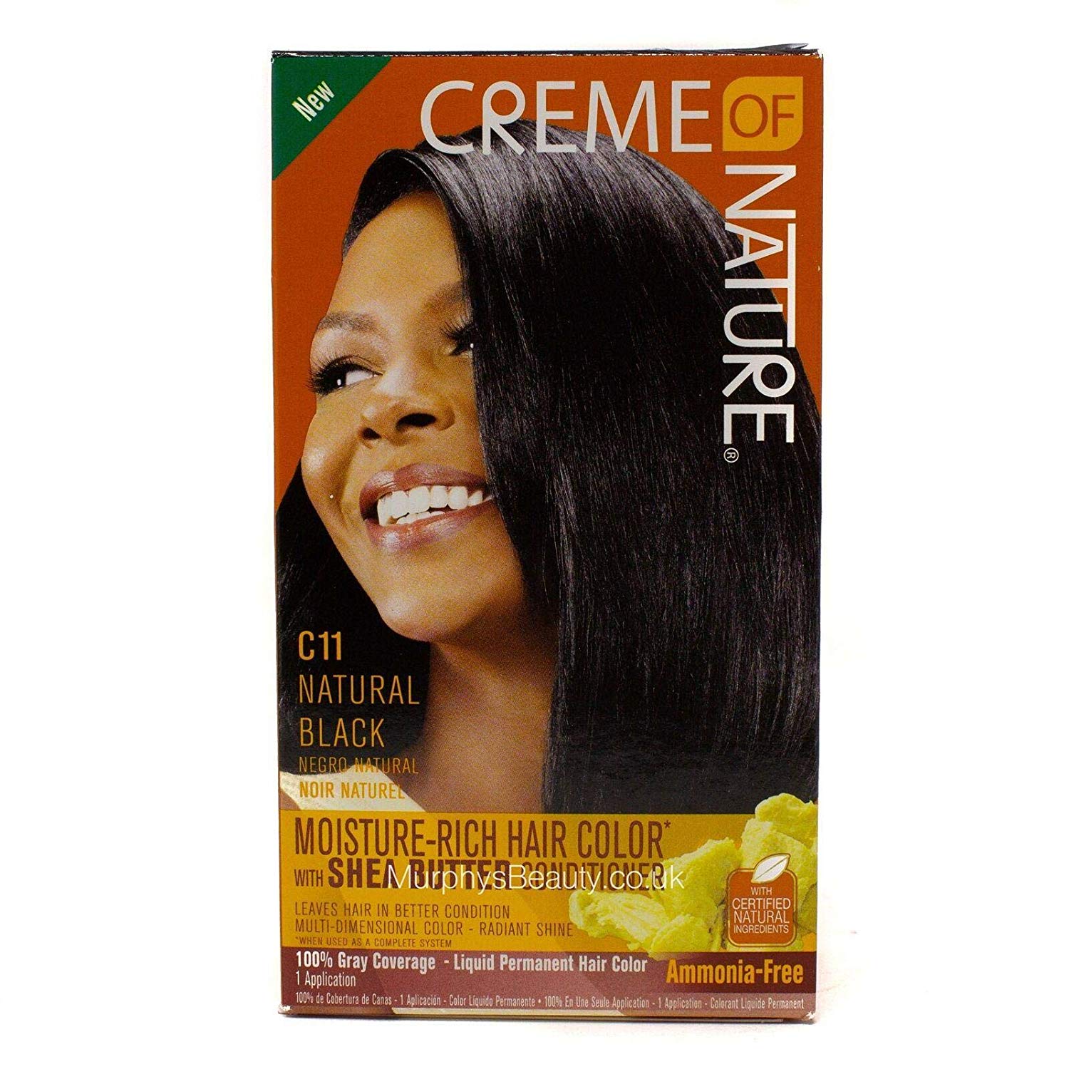 4th Ave Market: Creme of Nature Moisture Rich Hair Color Natural Black C11