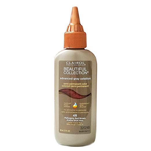 4th Ave Market: Clairol Beautiful Collection Advanced Gray Solution Hair Color, 3 fl oz -Mahogany Re