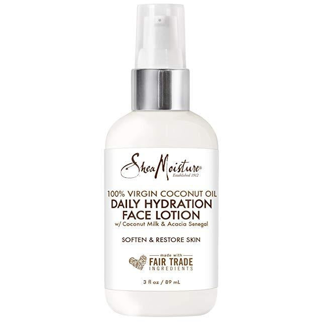 4th Ave Market: SheaMoisture 100% Virgin Coconut Oil Daily Hydration Facial Lotion, 3 oz