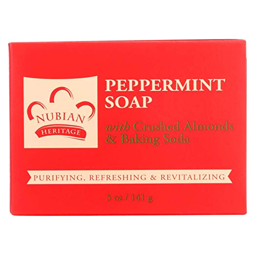 4th Ave Market: Nubian Heritage - Peppermint & Aloe 5oz Bar Soap