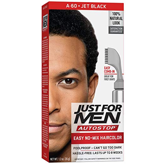 4th Ave Market: Just For Men Autostop Men's Comb-in Hair Color, Jet Black
