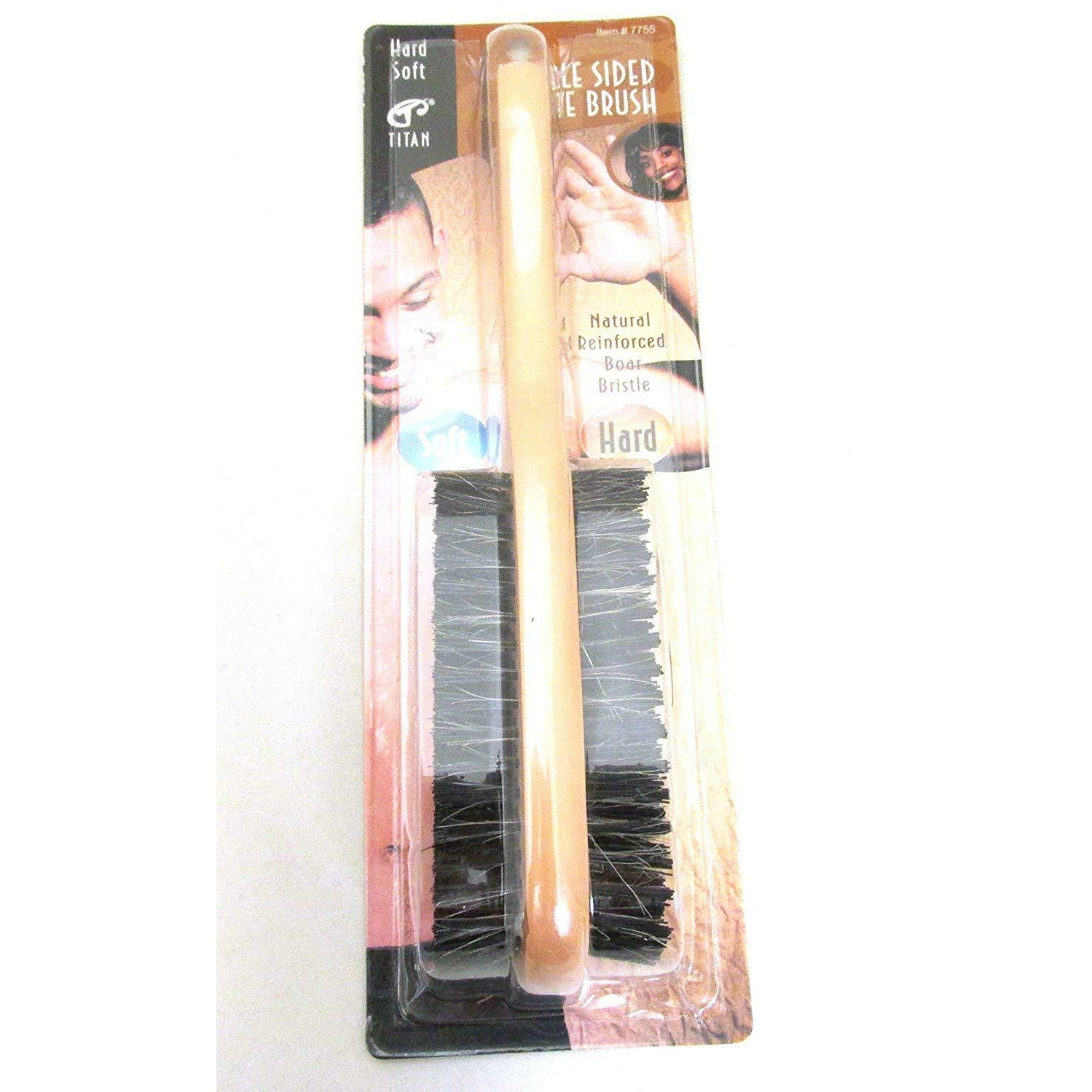 4th Ave Market: TITAN Double Sided Wave Hair Brush, Beige