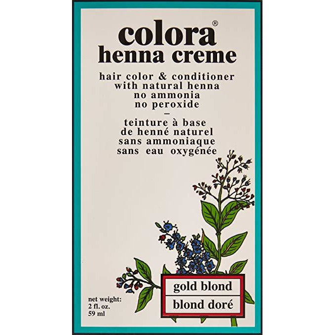 4th Ave Market: Colora Henna Creme, Gold Blond, 2 Ounce