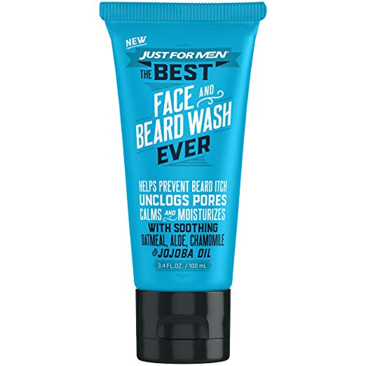 4th Ave Market: Just for Men The Best Face & Beard Wash Ever, 3.4 Fluid Ounce