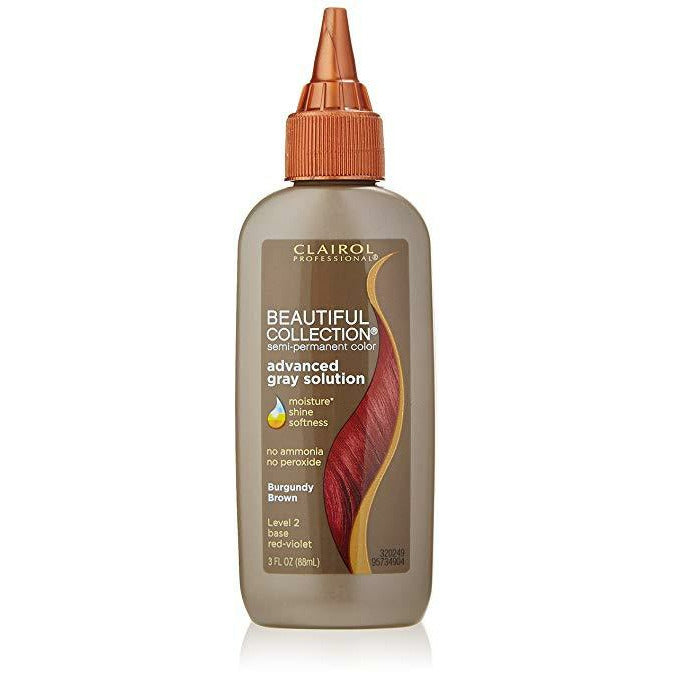 4th Ave Market: Clairol Beautiful Collection Advanced Gray Solution Hair Color, 3 fl oz -Burgundy Br