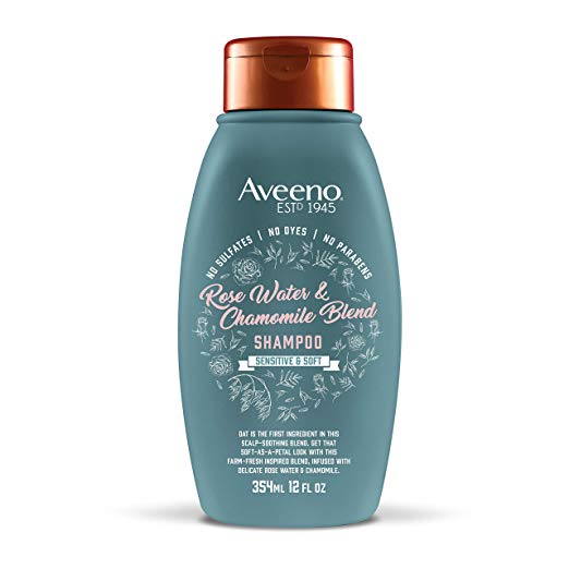 4th Ave Market: Aveeno Scalp Soothing Rose Water & Chamomile Blend Shampoo, 12 Ounce