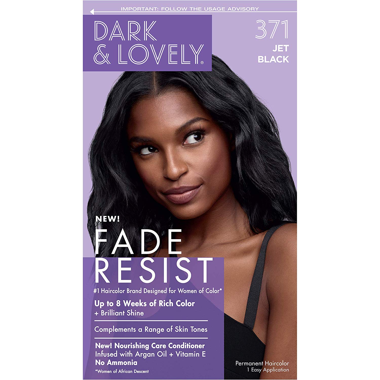 4th Ave Market: Dark and Lovely Fade Resist Hair Color Jet Black