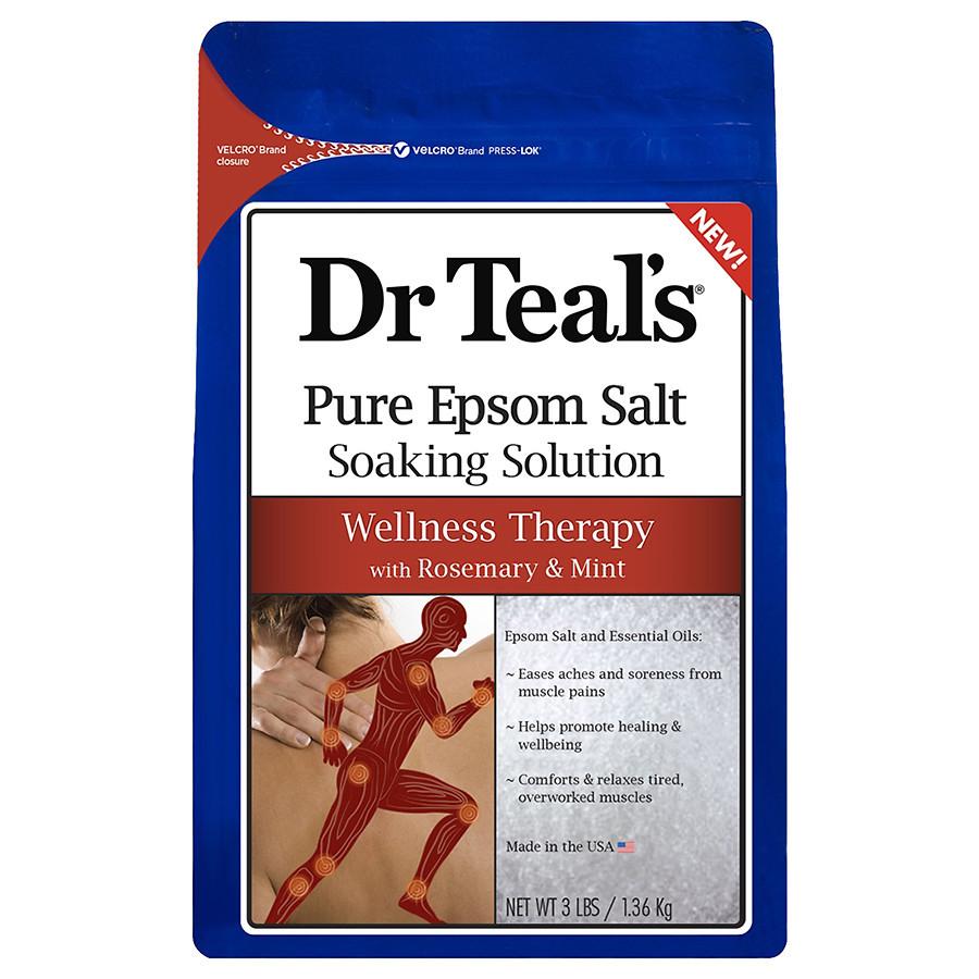 4th Ave Market: Dr. Teal's Epsom Salt Soaking Solution, Therapeutic Soothing Mint & Rosemary