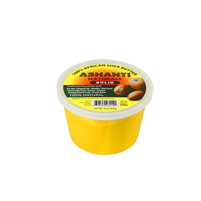4th Ave Market: Ashanti Naturals Unrefined African Solid Shea Butter, Yellow- 16 oz.