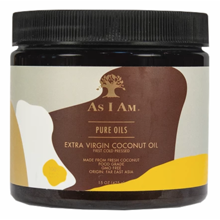 As I Am Pure Oils Extra Virgin Coconut Oil 15 oz - 4th Ave Market