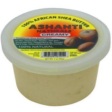 4th Ave Market: Ashanti Naturals 100% Chunky Natural African Shea Butter, White, 3 Oz