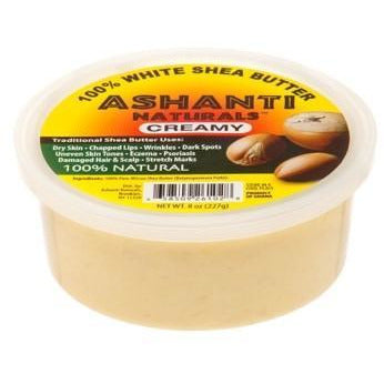 4th Ave Market: Ashanti Naturals 100% Chunky Natural African Shea Butter, White, 8 Oz