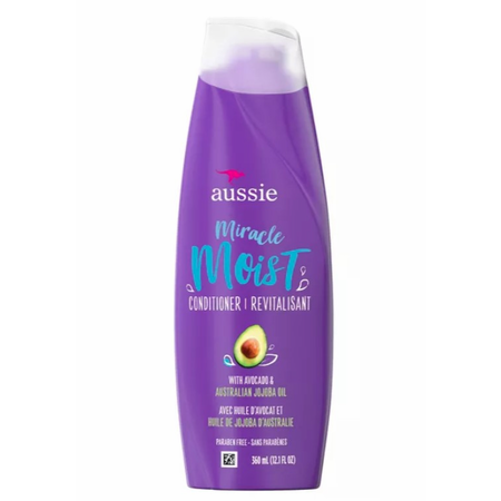 Aussie Miracle Moist Conditioner 12.1 Ounce With Avocado & Jojoba Oil - 4th Ave Market