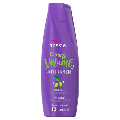 Aussie Miracle Volume Shampoo For Fine Hair Plum & Bamboo 12.1oz - 4th Ave Market