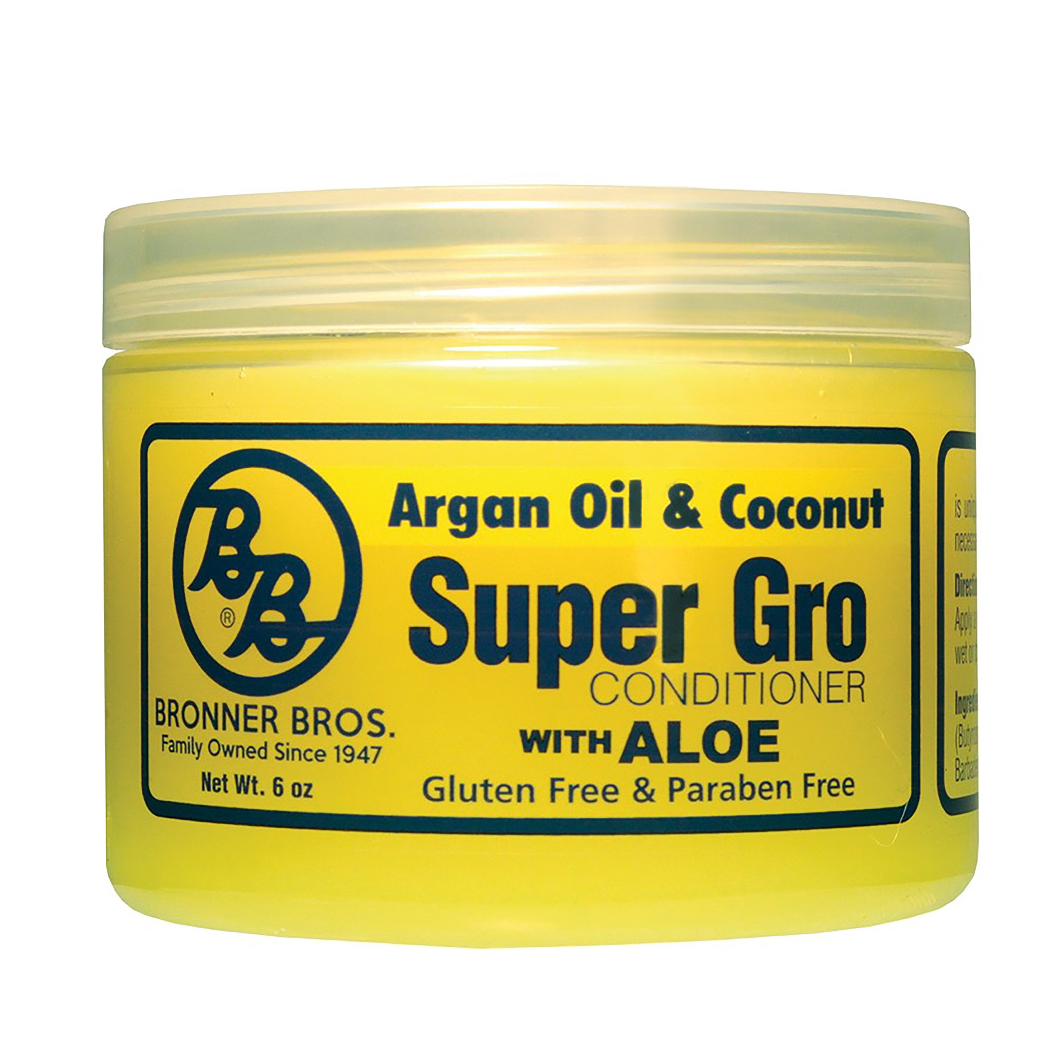 4th Ave Market: Bronner Brothers Super Gro Conditioner 6 oz (ARGAN OIL & COCONUT WITH ALOE)
