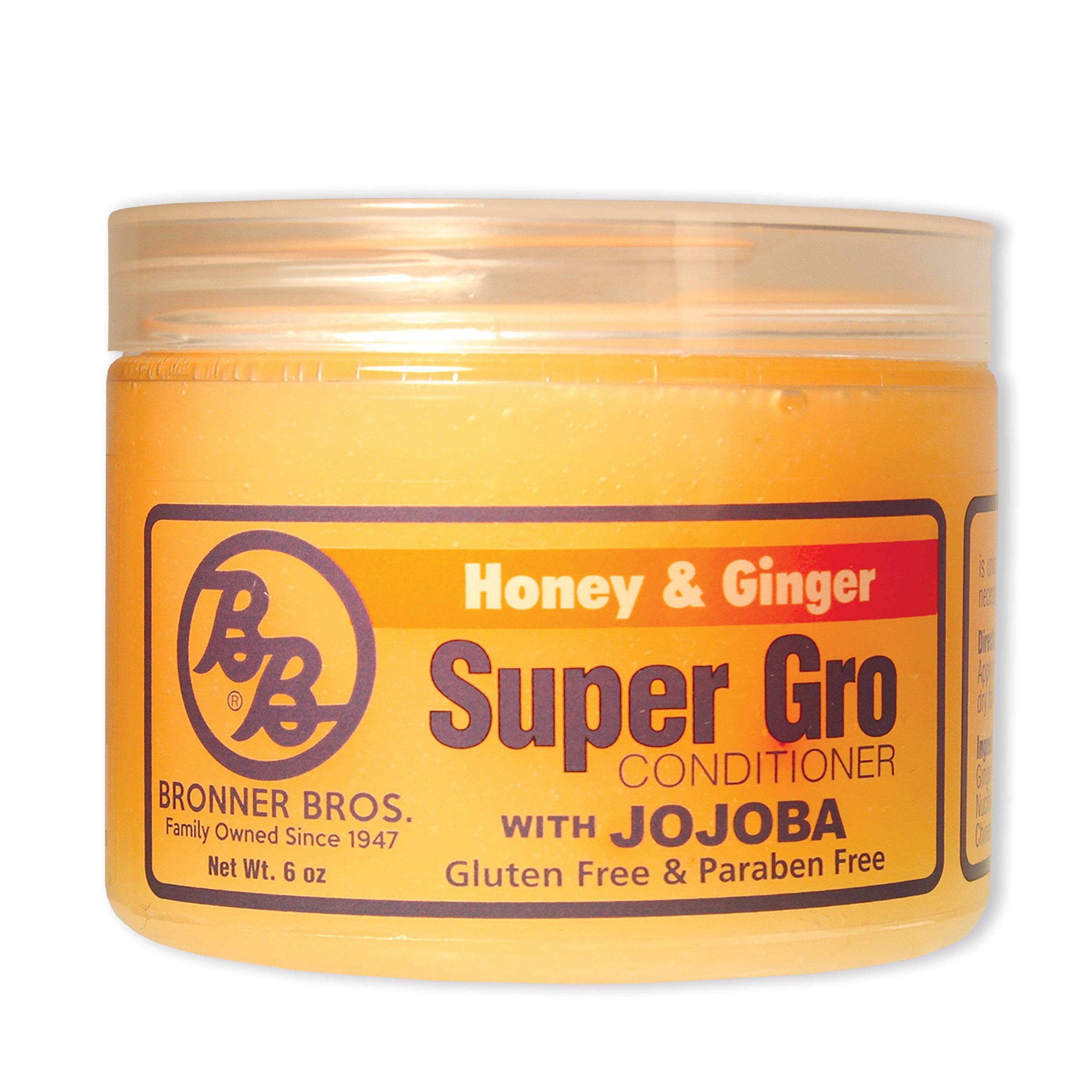 4th Ave Market: Bronner Brothers Super Gro Conditioner 6 oz (HONEY & GINGER WITH JOJOBA)