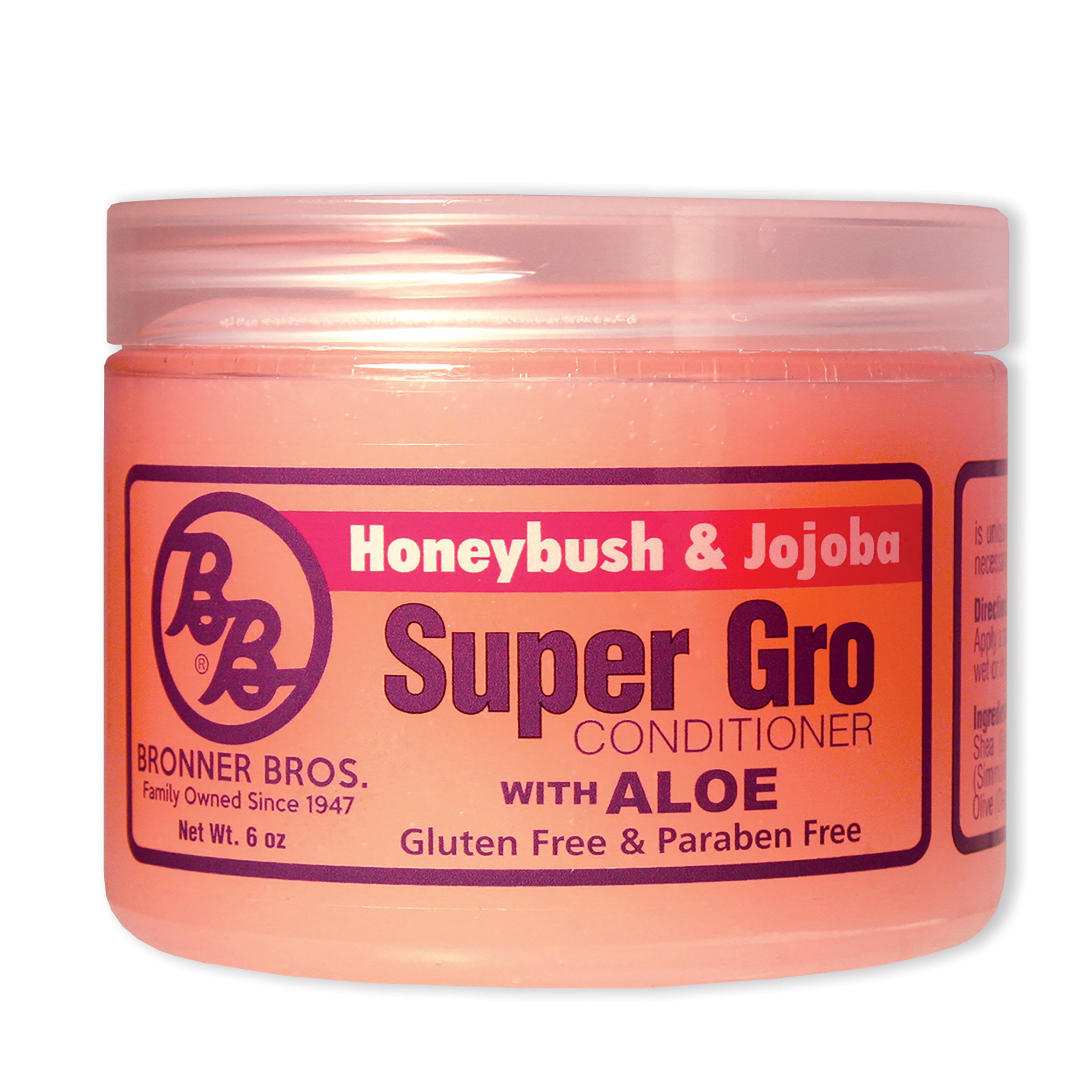 4th Ave Market: Bronner Brothers Super Gro Conditioner 6 oz (HONEYBUSH & JOJOBA WITH ALOE)