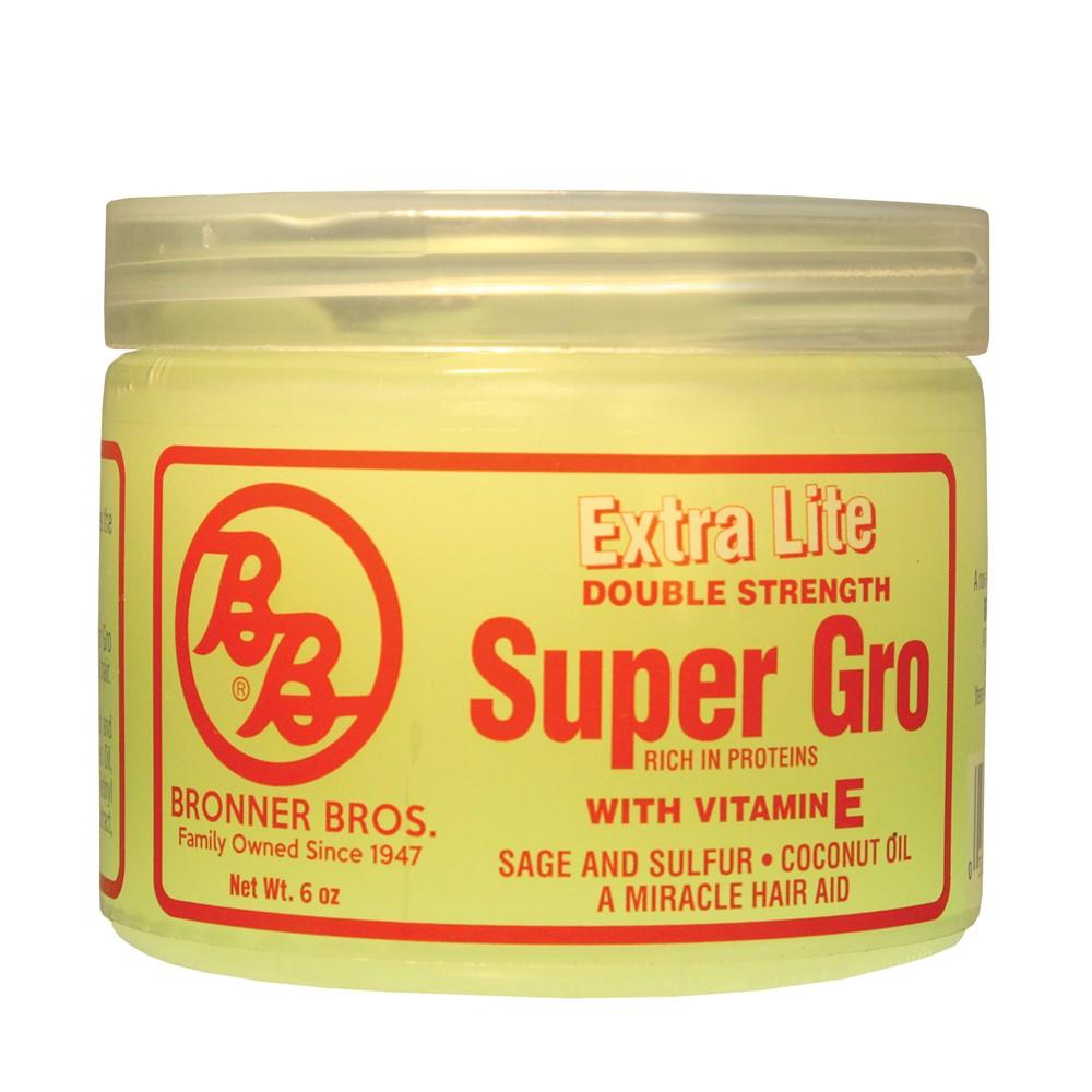 4th Ave Market: Bronner Brothers Super Gro Hair Aid Extra Lite Double Strength, 6 Ounce