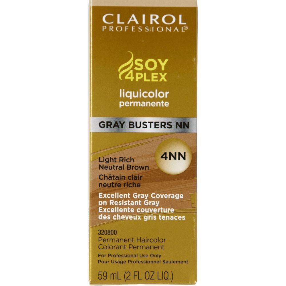 4th Ave Market: Clairol Professional LiquiColor, 4NN Gray Busters Light Rich Neutral Brown, 2 Ounce