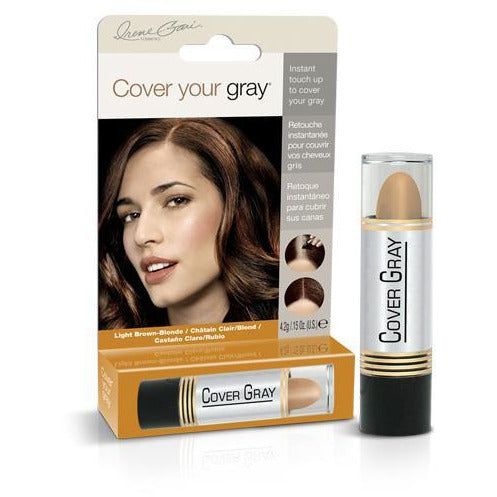 4th Ave Market: Cover Your Gray for Women Touch Up Stick Light Brown/Blonde, 0.15 oz