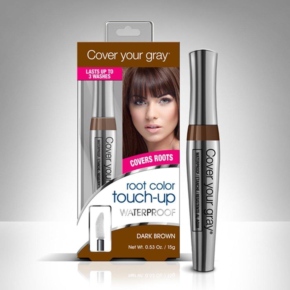 4th Ave Market: Cover Your Gray Waterproof Chubby Pencil, Dark Brown, 0.1 Ounce