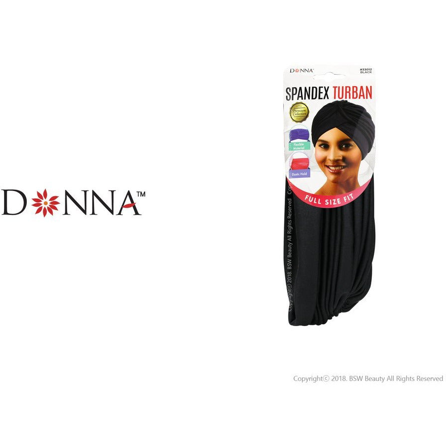 4th Ave Market: Donna Spandex Turban Black