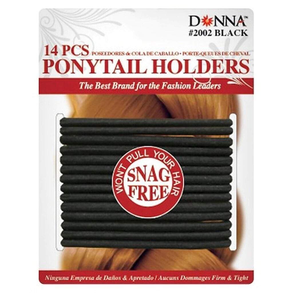 4th Ave Market: Donna Black Ponytail Holders