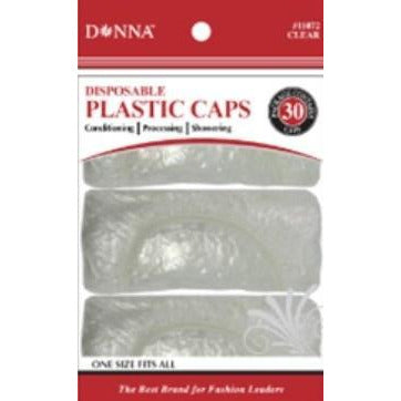 4th Ave Market: Donna Collection Disposable Clear Shower Cap, 30 Count