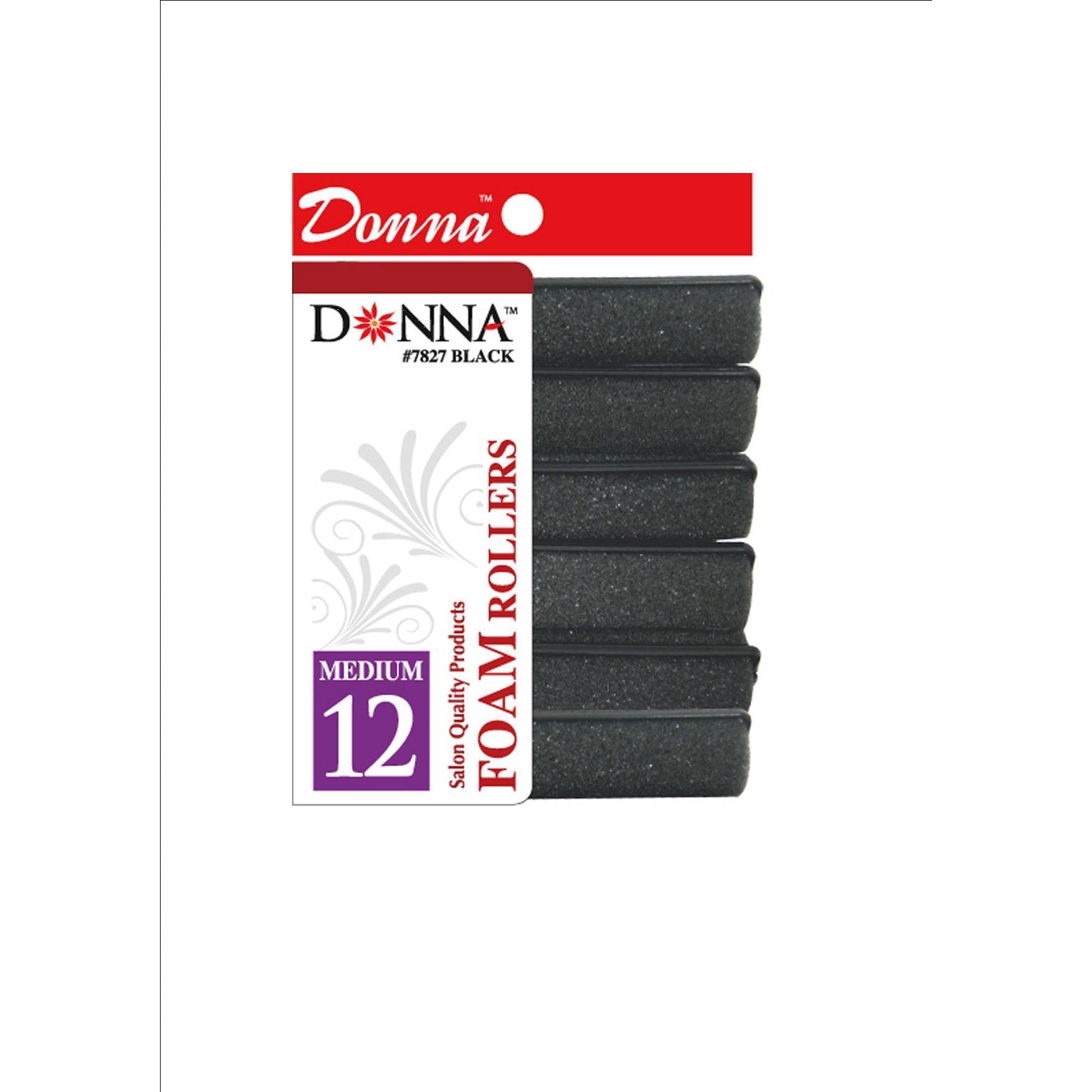 4th Ave Market: Donna Foam Rollers Medium Black