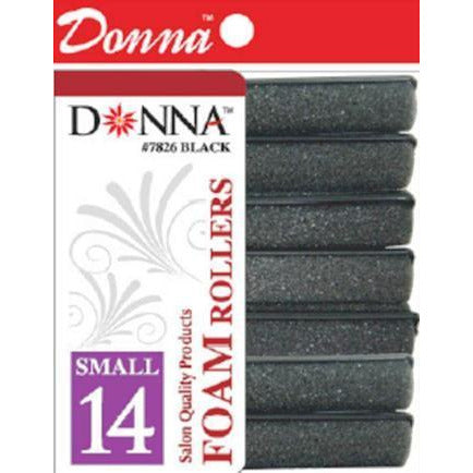 4th Ave Market: Donna Foam Rollers Small Black