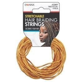 4th Ave Market: Gold Stretchable Hair Braiding String