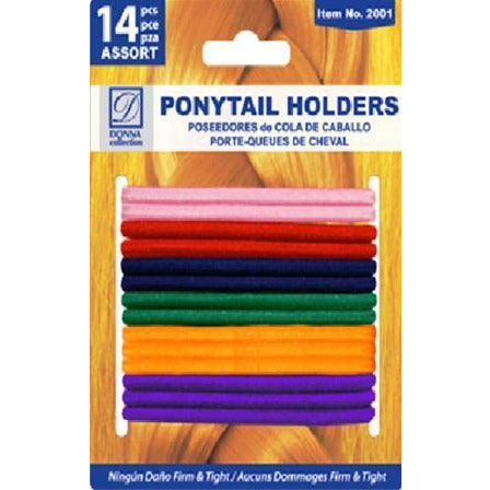 4th Ave Market: Donna Ponytail Holders, Assorted Colors