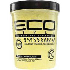 4th Ave Market: ECO STYLING GEL BLACK CASTOR & FLAXSEED OIL