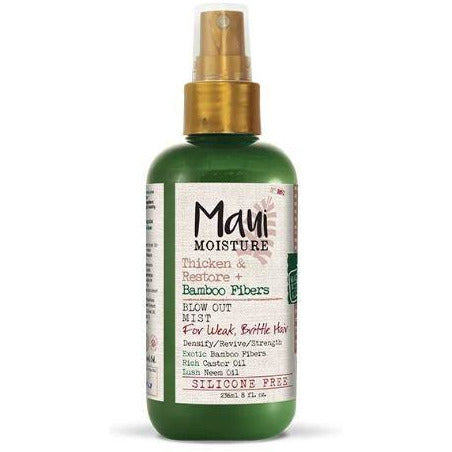 4th Ave Market: Maui Moisture Thicken & Restore + Bamboo Fiber Mist, 8 Ounce