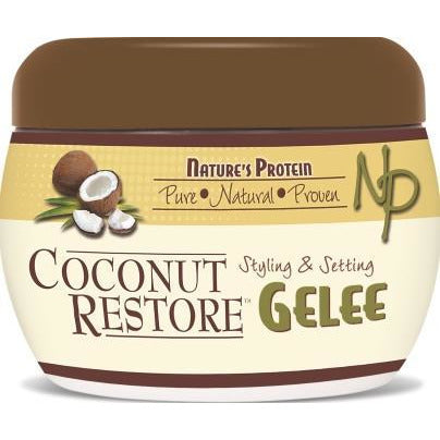 4th Ave Market: Nature's Protein Coconut Restore Styling & Setting Gelee, 8 Ounce